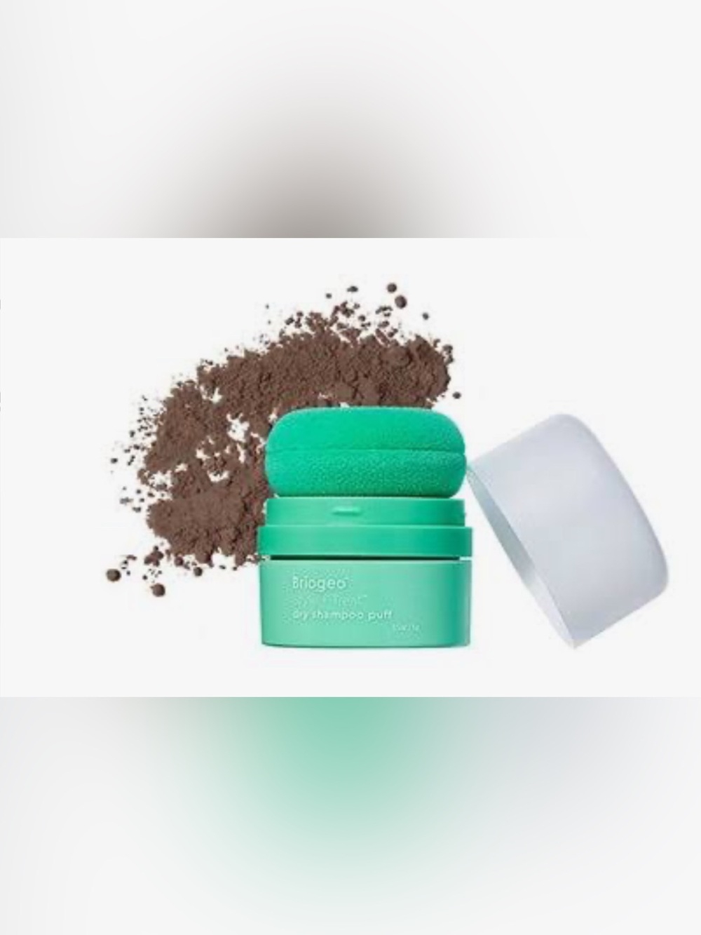 💚 2/$30 BRIOGEO Style + Treat Non-Aerosol & Talc-Free Dry Shampoo Powder Puff